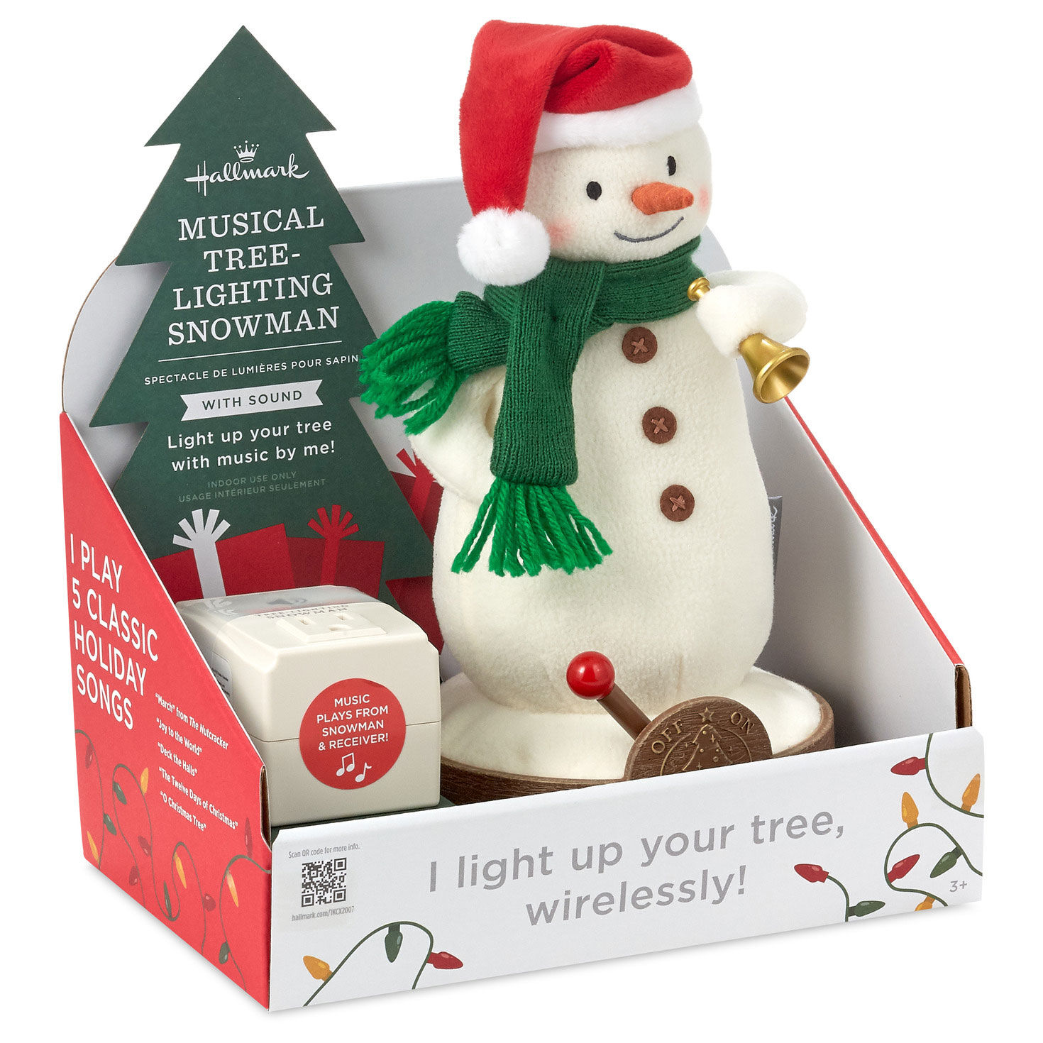 Musical Snowman Christmas Tree-Lighting Plush package front image number 6