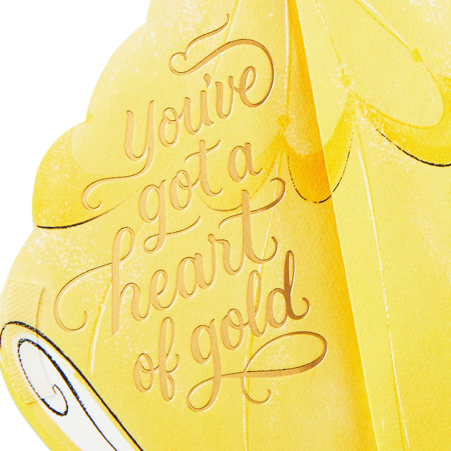 Disney Beauty and the Beast Belle Heart of Gold Honeycomb 3D Pop-Up Card, , large image number 6
