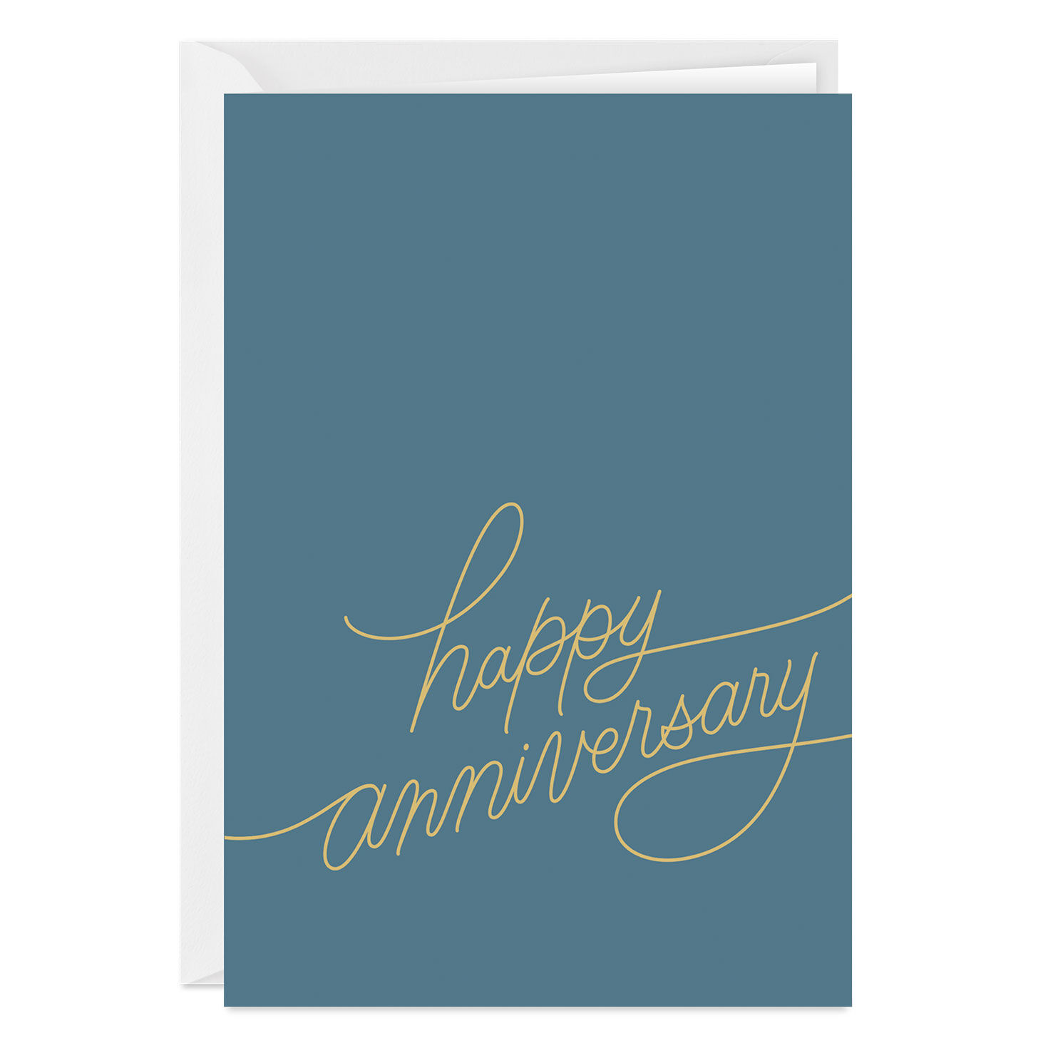 Your Special Day Folded Anniversary Photo Card