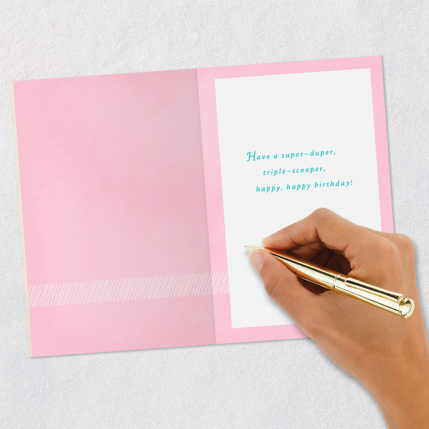 Peanuts&reg; Snoopy Super-Duper Triple-Scooper Birthday Card, , large image number 6