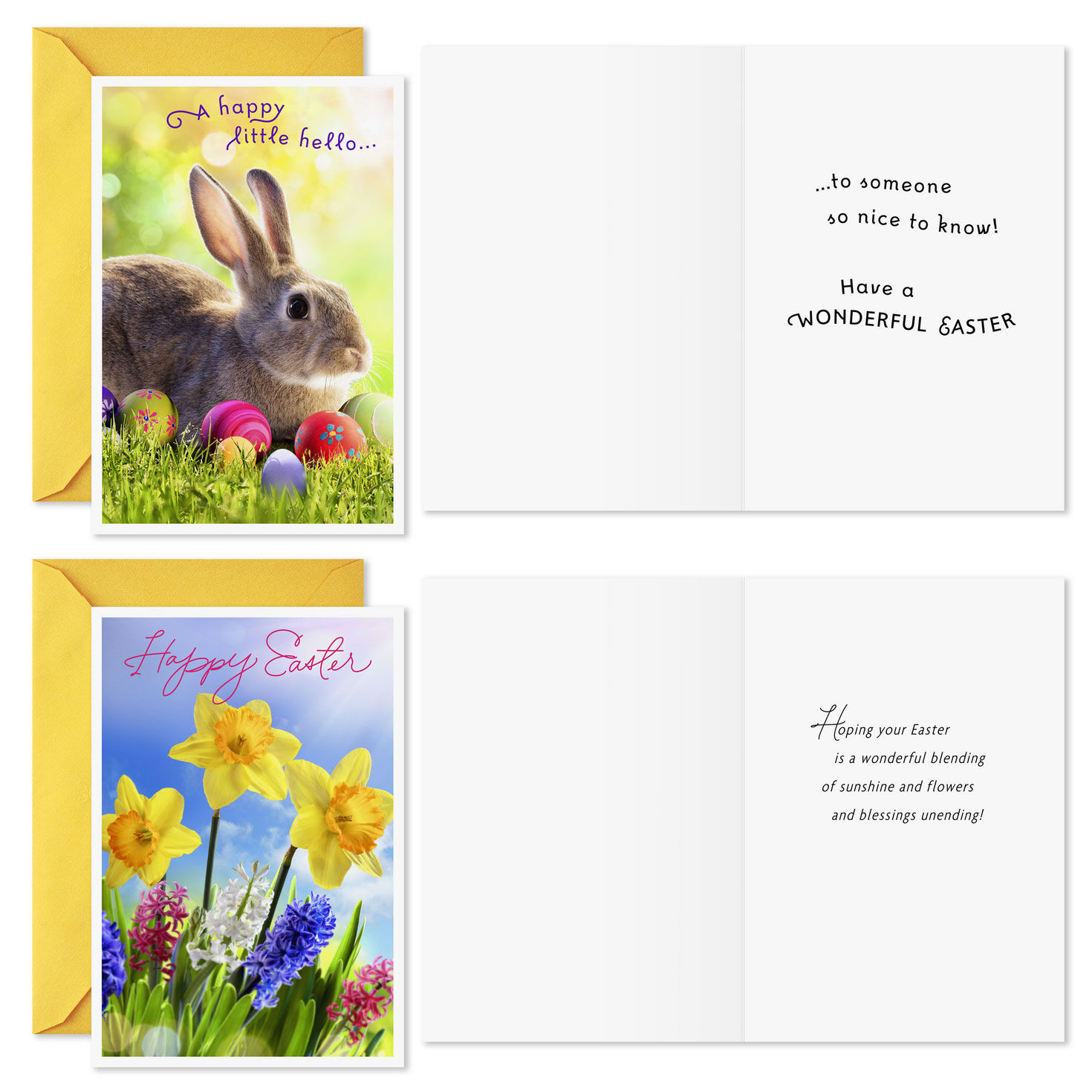 Sunny Skies Nature Easter Cards Assortment Card Front with Sentiment image number 2