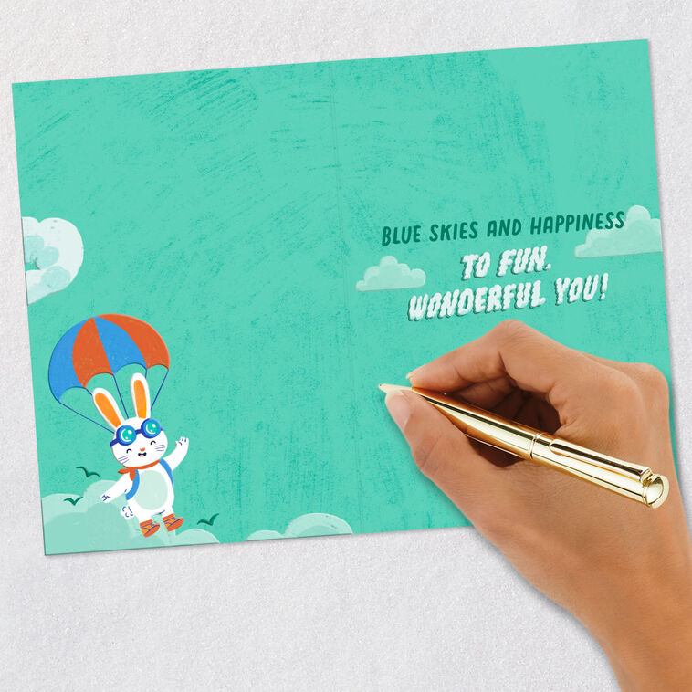 Blue Skies and Happiness Easter Card for Kids, , large image number 6