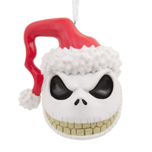 Disney Tim Burton's The Nightmare Before Christmas Jack Skellington Head Hallmark Ornament, 