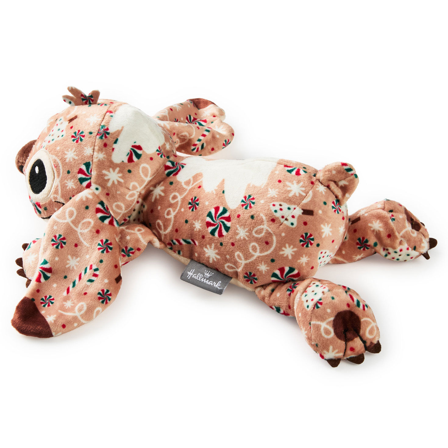 Disney Stitch Gingerbread Floppy Plush back image number 2