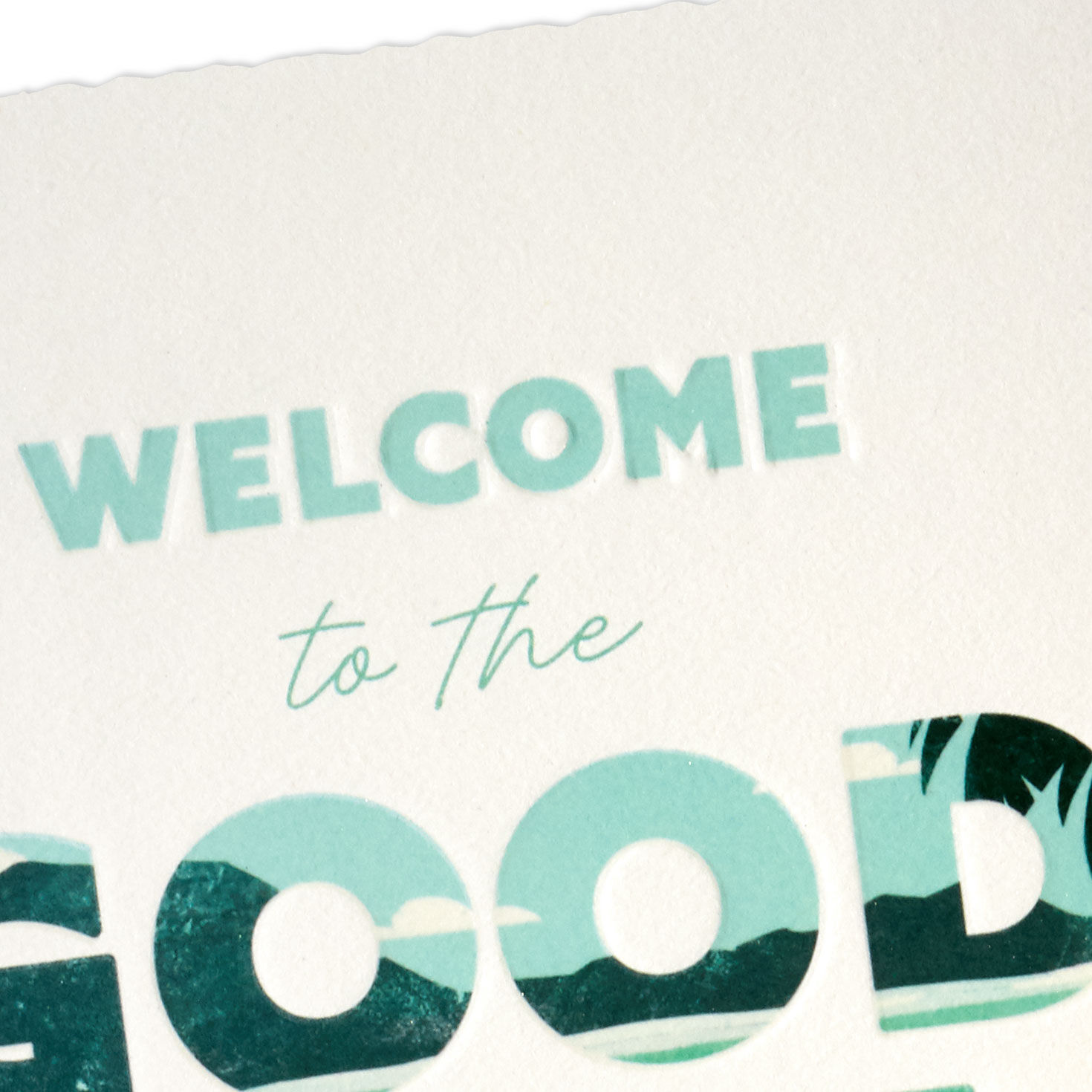 Beach Scene Lettering Retirement Congratulations Card Card Front Detail image number 5