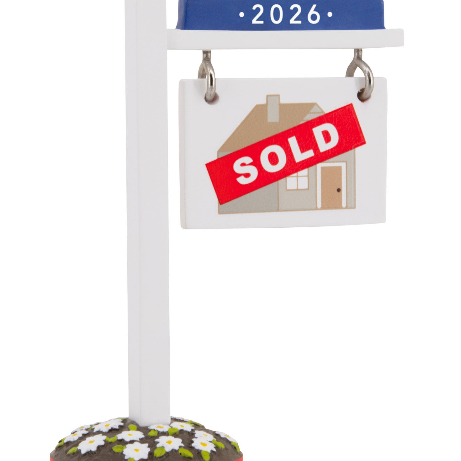 New Home Sold Sign 2026 Christmas Ornament closeup view image number 5