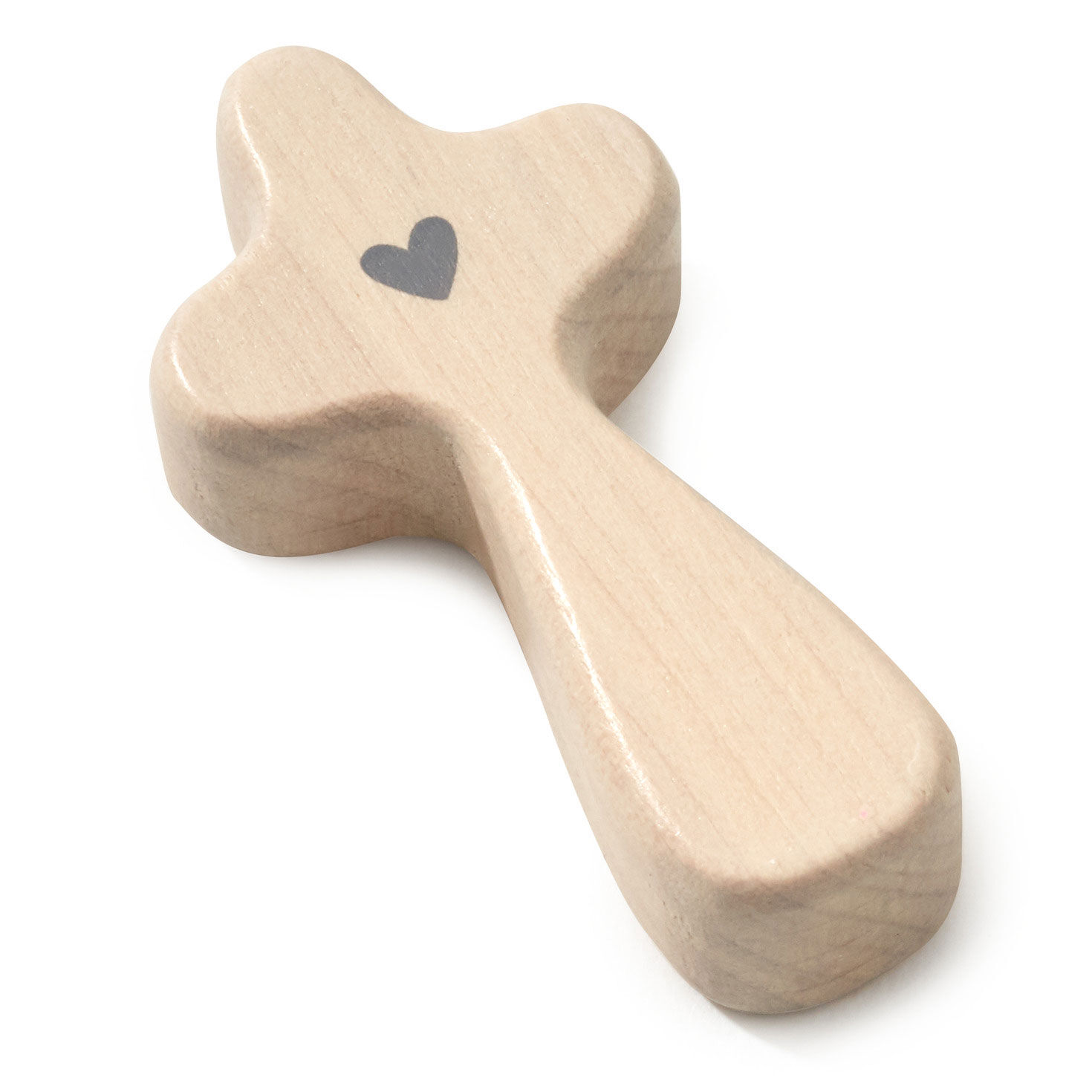 Love Heart Mini Comfort Cross, 2.25"