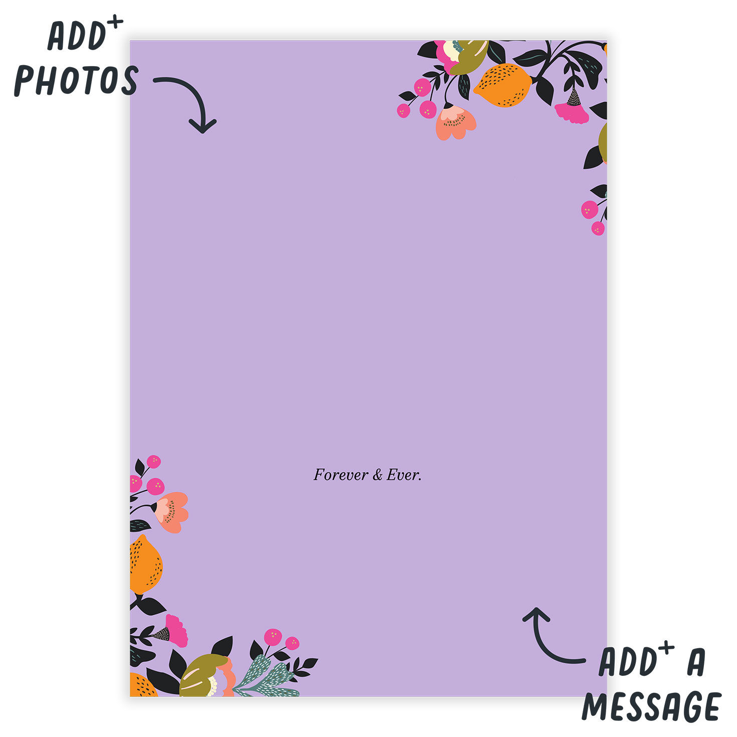 Artistic Botanicals Initials Anniversary eCard, , large image number 3