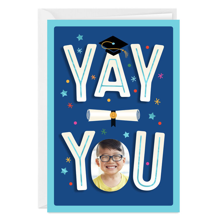 Yay You Custom Graduation Card