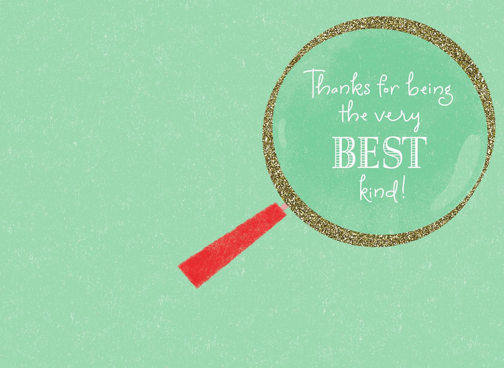 You're the Best Thank You Card for Teacher