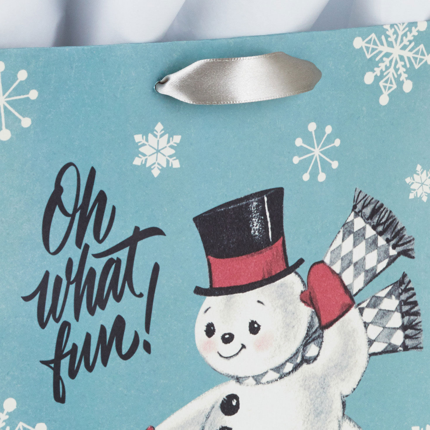 9.6" Retro Fun 3-Pack Medium Christmas Gift Bags With Tissue Paper Assortment, , large image number 4