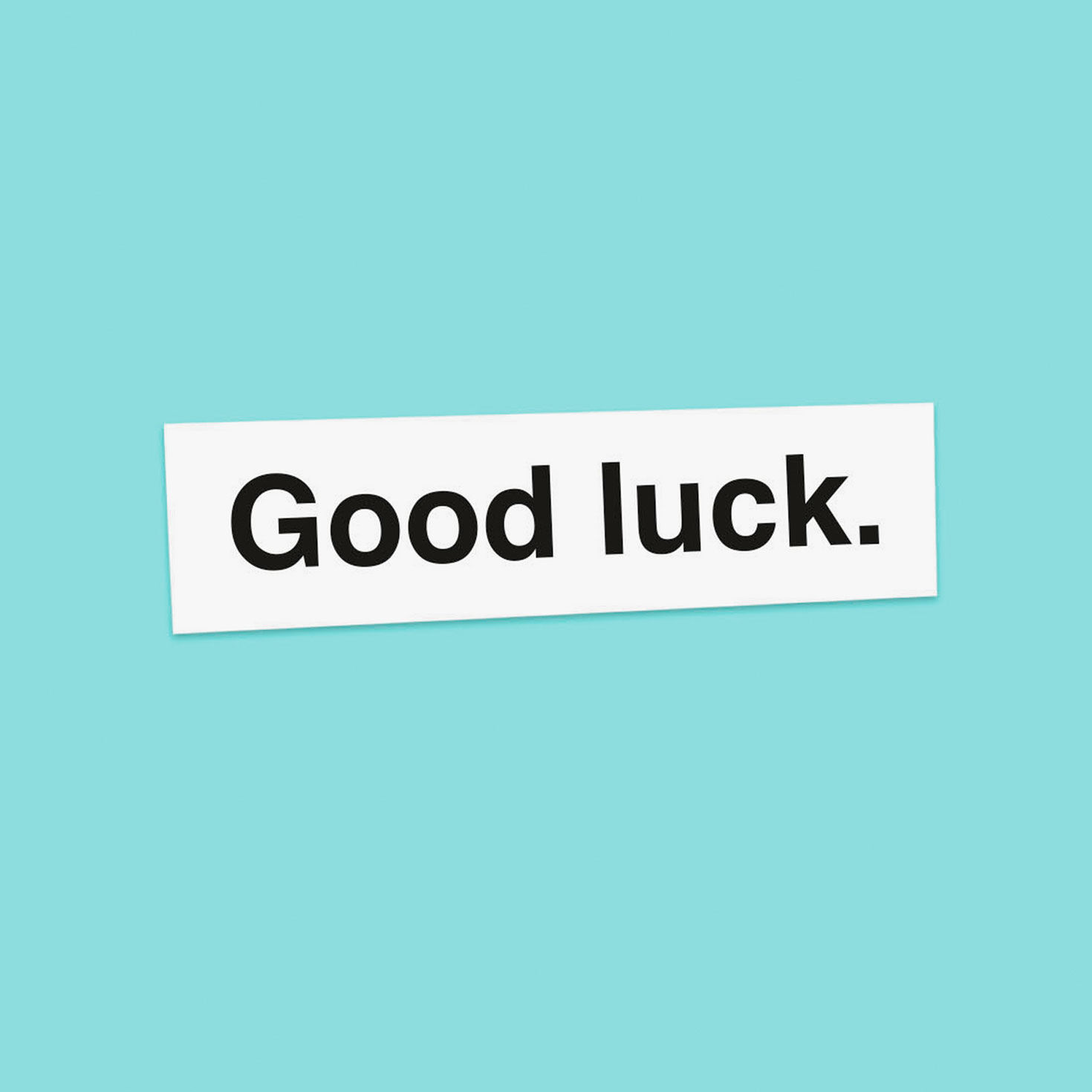 Dog Tug Toy Funny Good Luck Card Sentiment image number 2