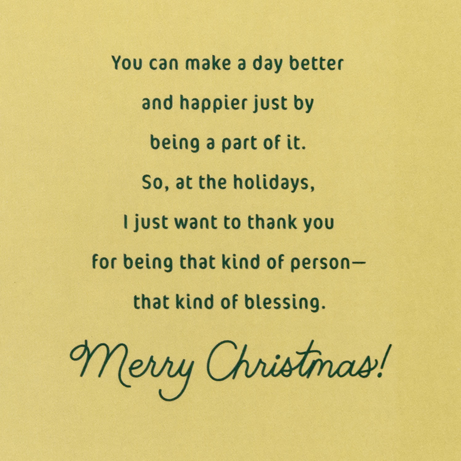 Green Stocking on Red Money Holder Christmas Card Sentiment image number 2