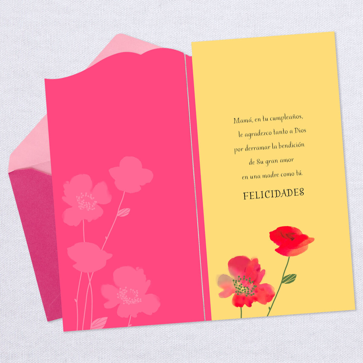 Greatest Gift From God SpanishLanguage Birthday Card for