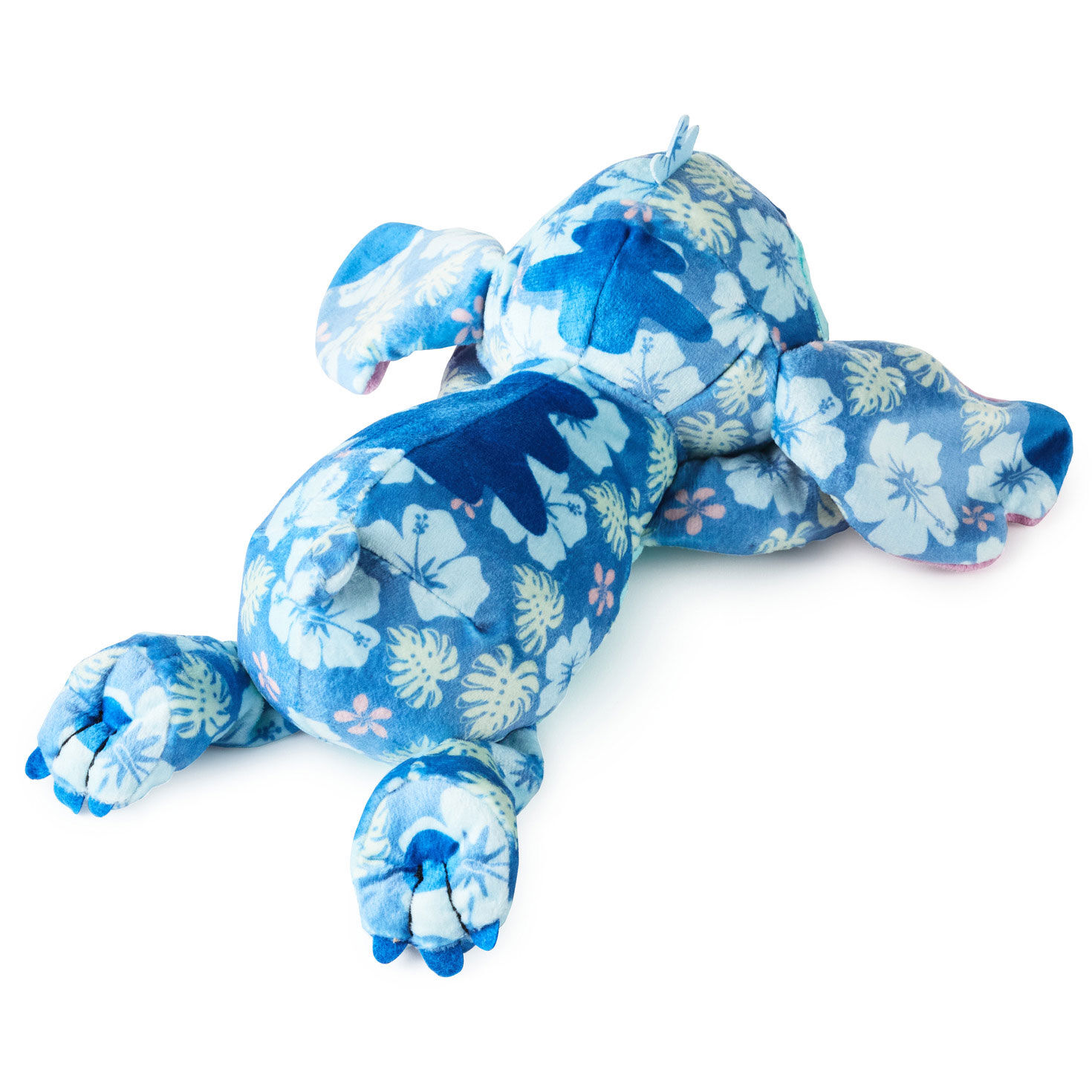Floppy Stitch Stuffed Animal With Flowery Fur Back image number 2