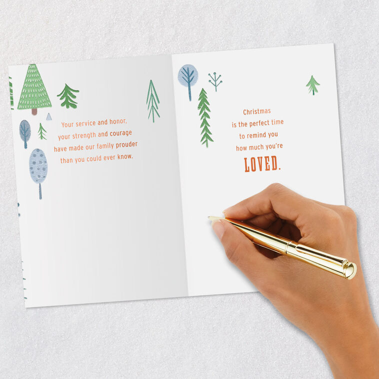 Son, So Proud of Your Service and Honor Military Christmas Card - Greeting Cards | Hallmark son-so-proud-of-your-service-and-honor-military-christmas-card-greeting-cards-hallmark