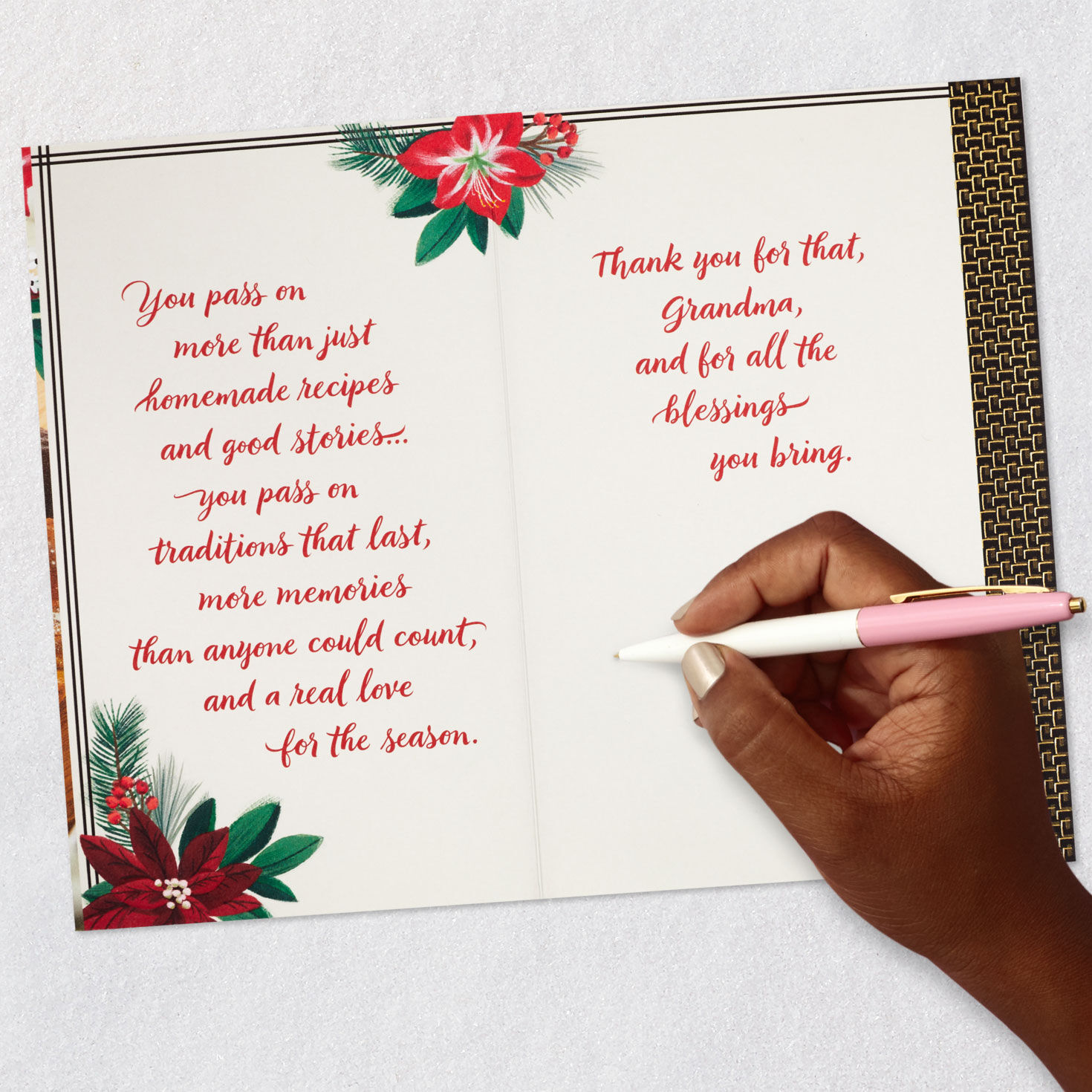 Traditions That Last Christmas Card for Grandma for only USD 3.99 | Hallmark