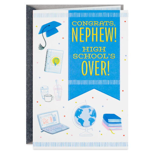 So Proud of You High School Graduation Card for Nephew, 