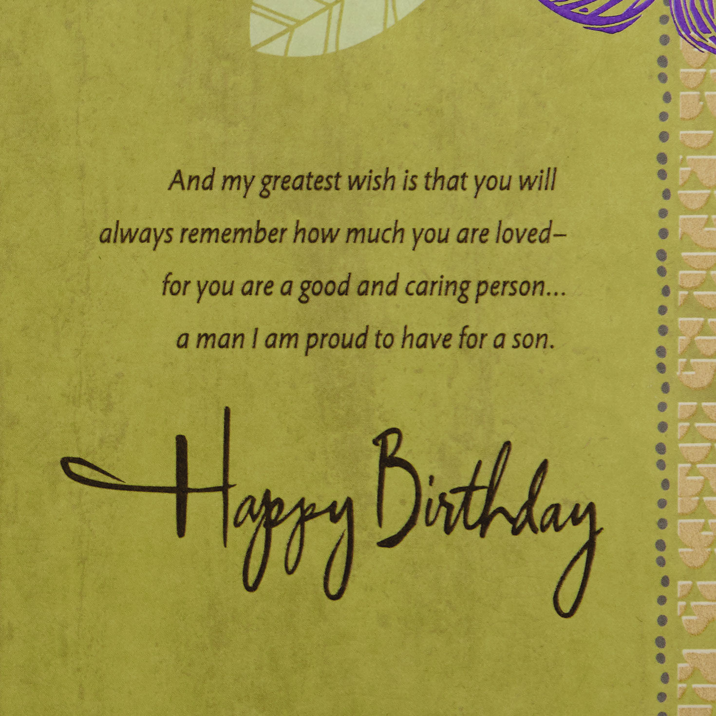 Wishes from My Heart Birthday Card for Son Greeting Cards Hallmark