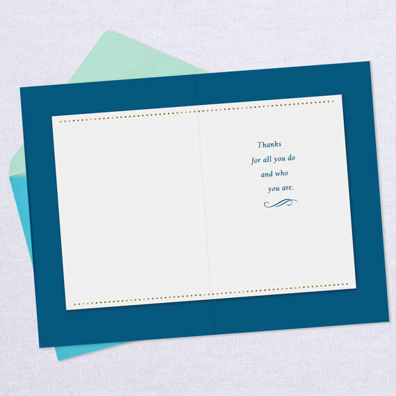 You Go Above and Beyond Thank-You Card for Teacher, , large image number 3