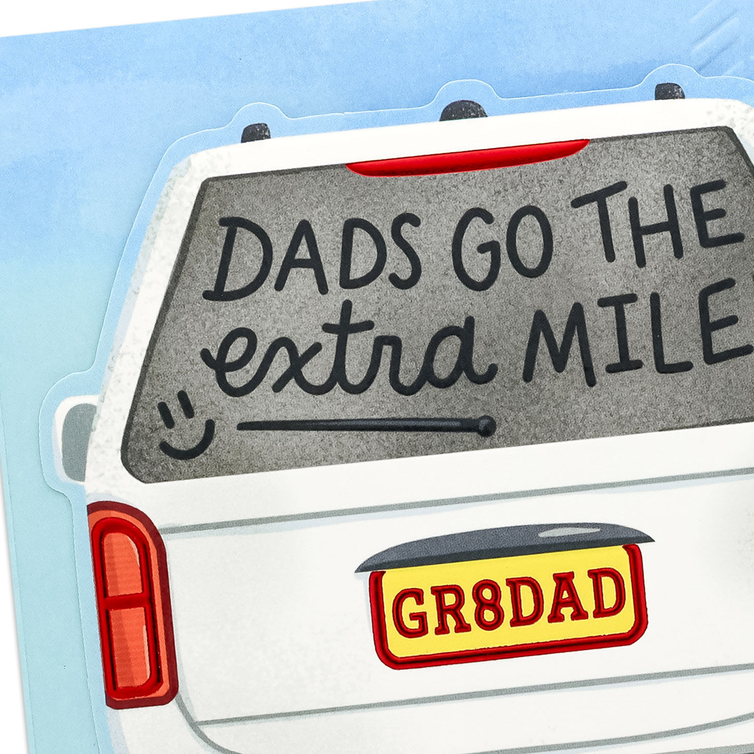 Dirty Minivan or SUV Father's Day Card Card Front Detail image number 4