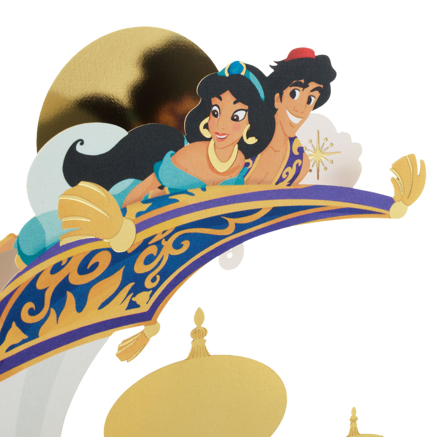 Disney Aladdin and Jasmine Magic Carpet Card Sentiment image number 4