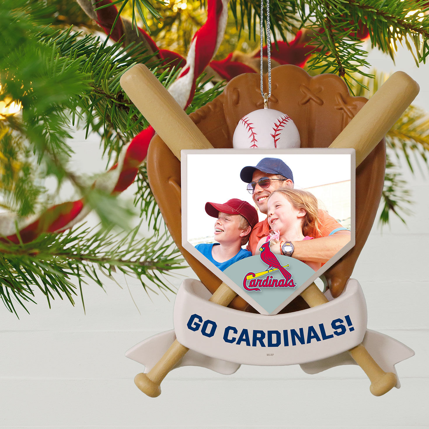 MLB St. Louis Cardinals™ Baseball Personalized Ornament