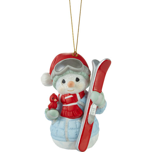 Precious Moments ‘Tis the Ski-Son to Be Jolly Ornament, 3.4", 