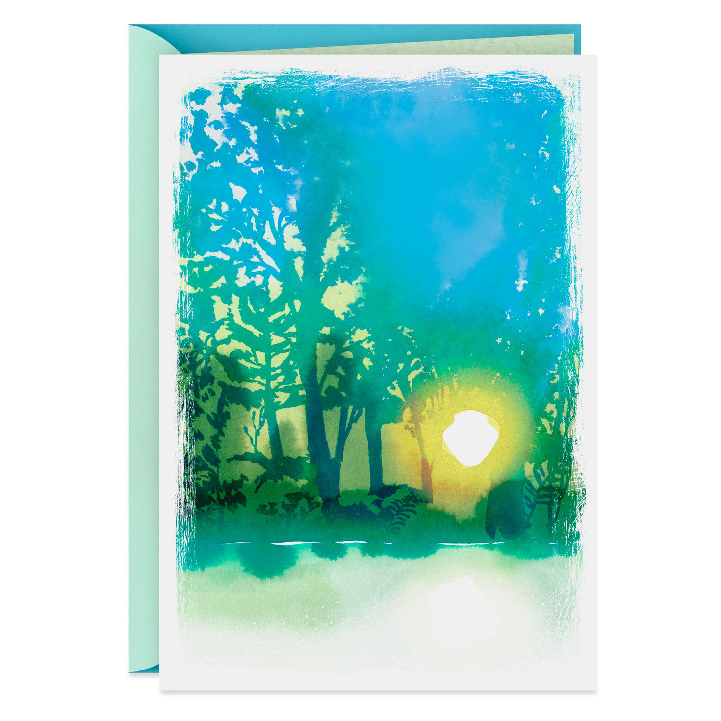 Sun Shining Through Trees Blank Card - Greeting Cards | Hallmark