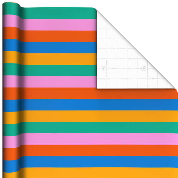 Bold Stripes Wrapping Paper, 20 sq. ft.