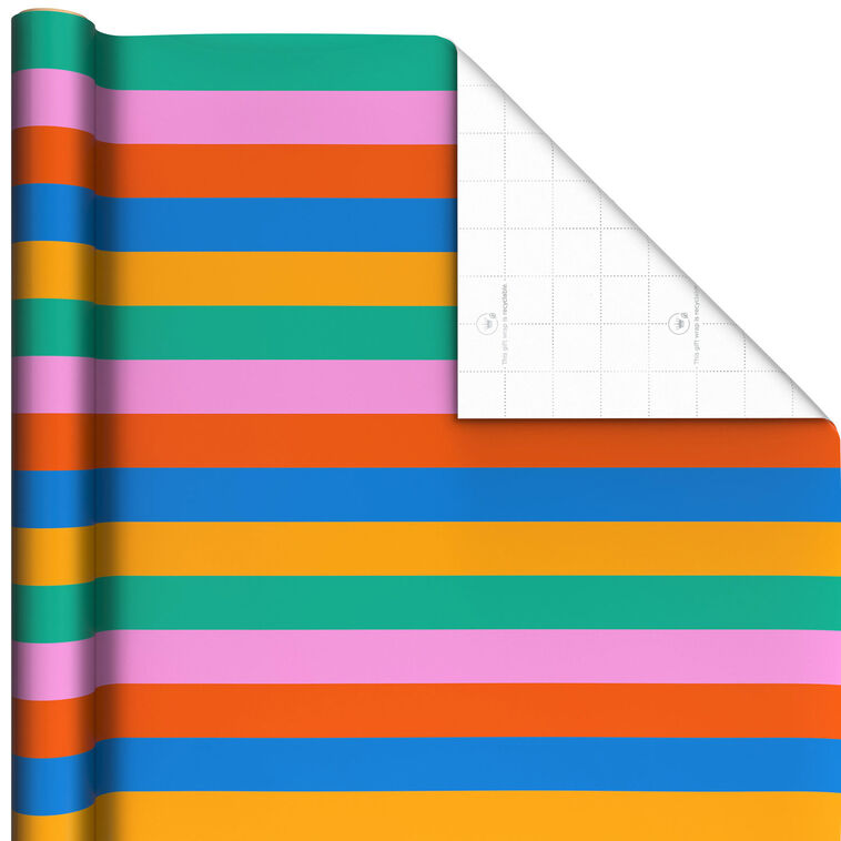 Bold Stripes Wrapping Paper, 20 sq. ft.