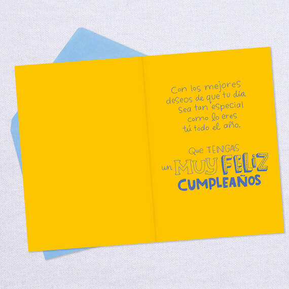 Special Person Spanish-Language Birthday Card, , large image number 3