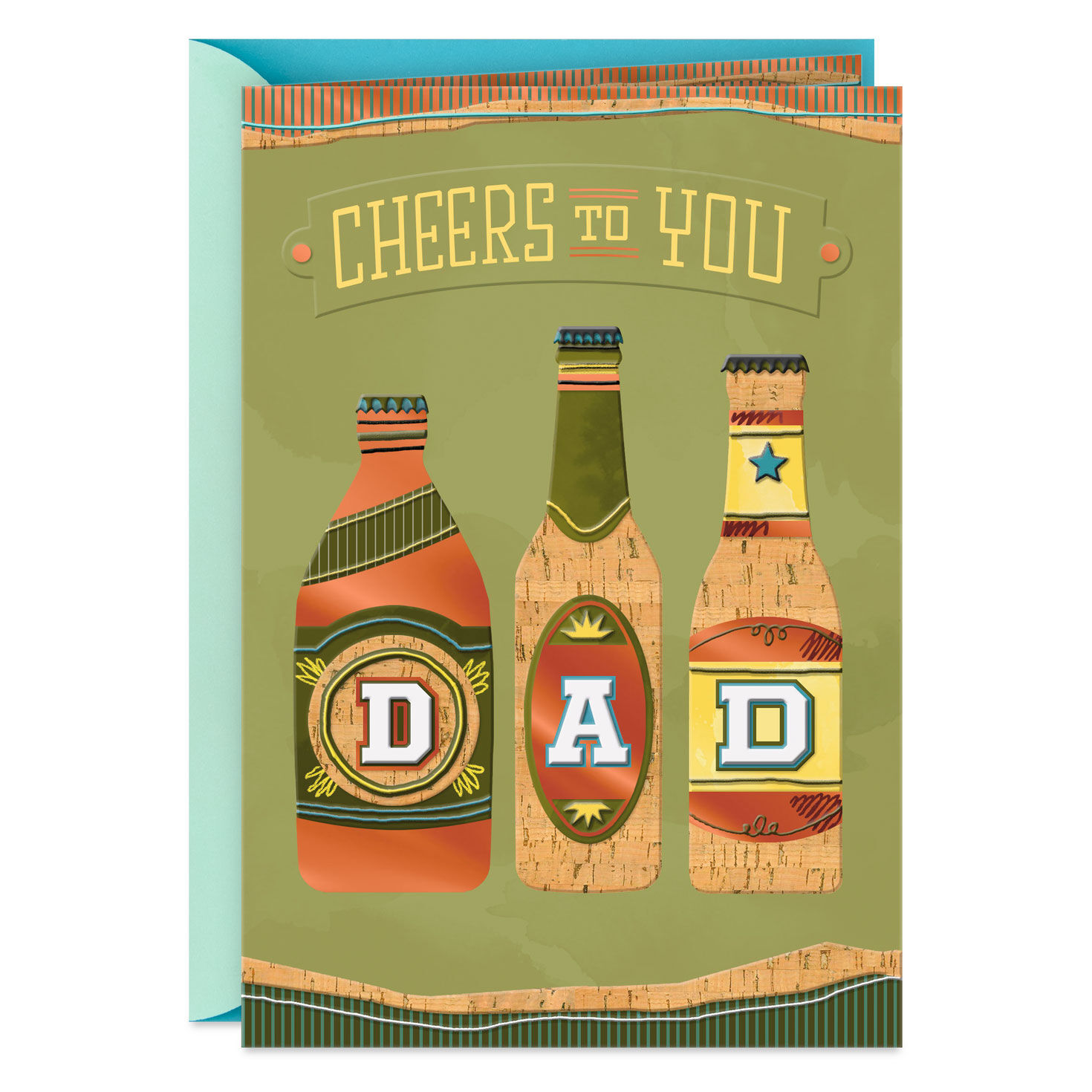 Cheers to Your Day Birthday Card for Dad