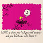 Charlie Brown, Snoopy and Woodstock Peanuts Anniversary Card  image number 3