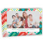 Colorful Patchwork Quilt Flat Holiday Photo Card, , large image number 1