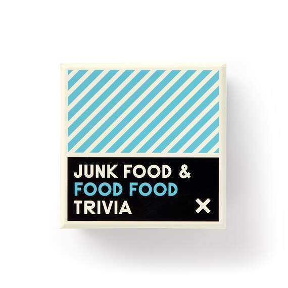 Junk Food & Food Food Trivia Card Game