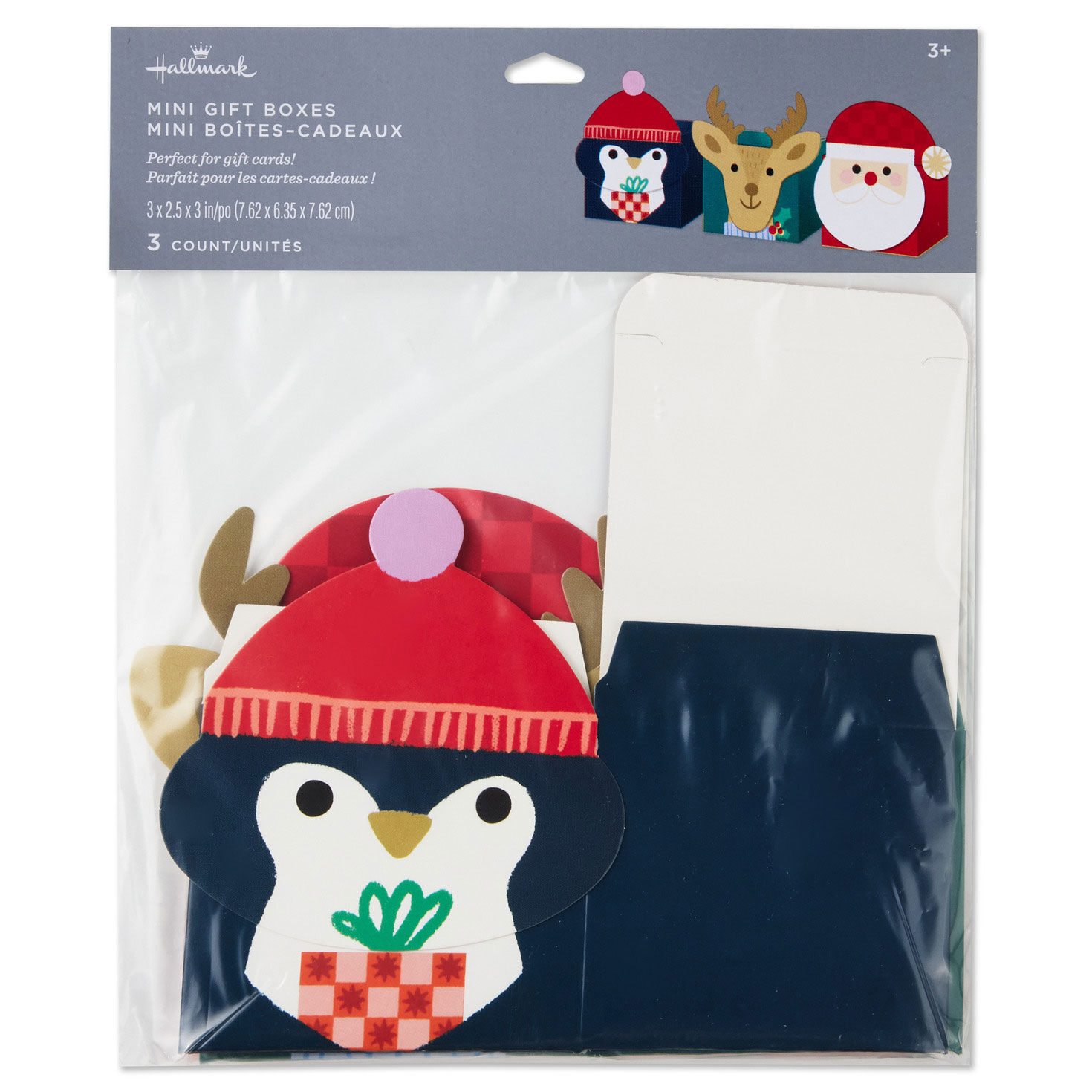 Santa, Penguin and Deer Holiday Mini Gift Boxes package image number 7