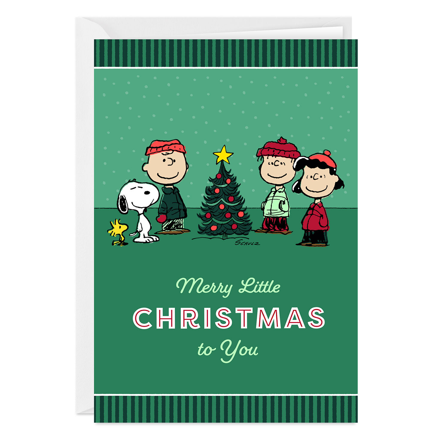 Peanuts® Merry Little Holiday Custom Christmas Card