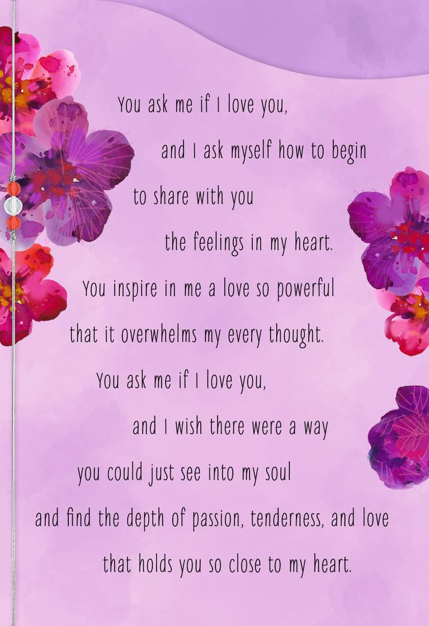 So Close to My Heart Love Card