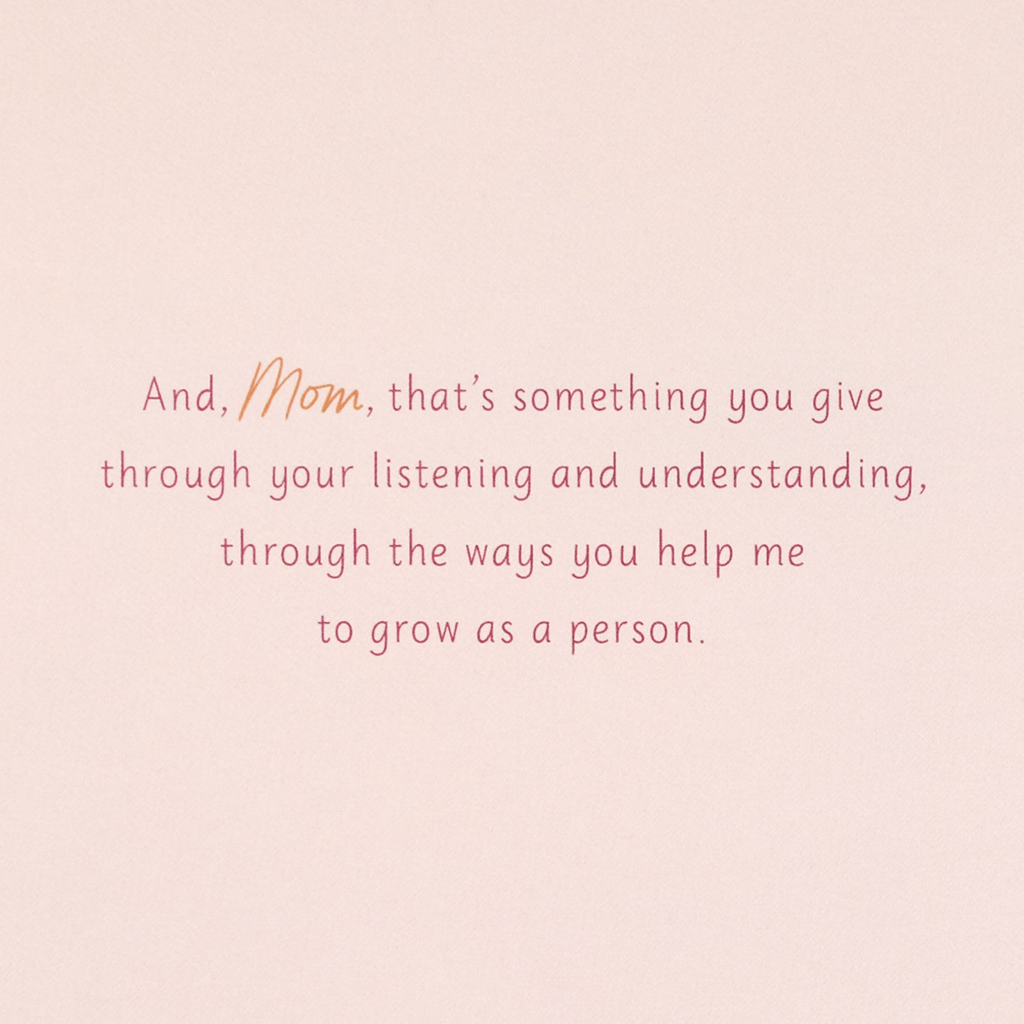 Modern Mosaic Holiday Wreath Mom Christmas Card Sentiment image number 2