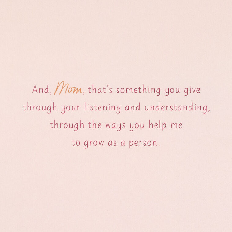 Modern Mosaic Holiday Wreath Mom Christmas Card Sentiment image number 2