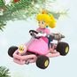 Mario Kart Princess Peach Keepsake Ornament hanging on tree image number 2