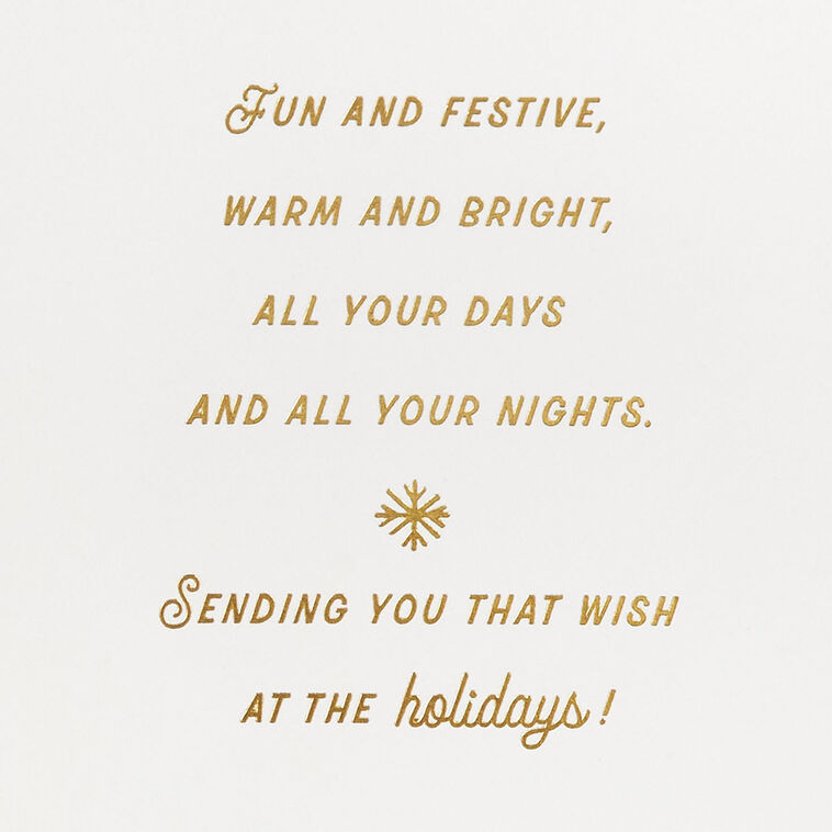 Fun, Festive, Warm and Bright Holiday Card, , large image number 2