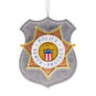 Police Badge Christmas Ornament Front image number 1