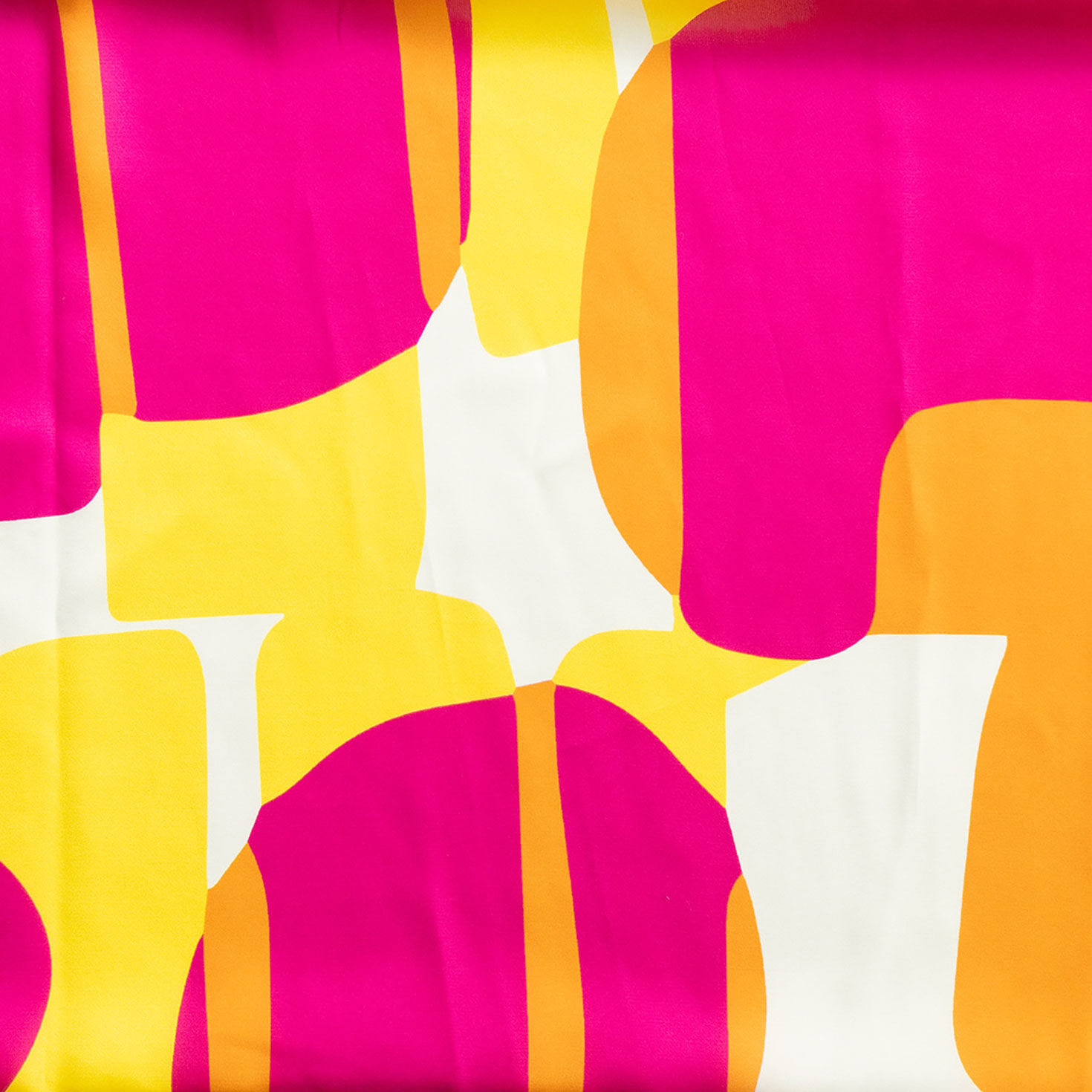 Sylvia Mollie Orange and Pink Color Block Scarf, Orange & Pink Color Block, large image number 4