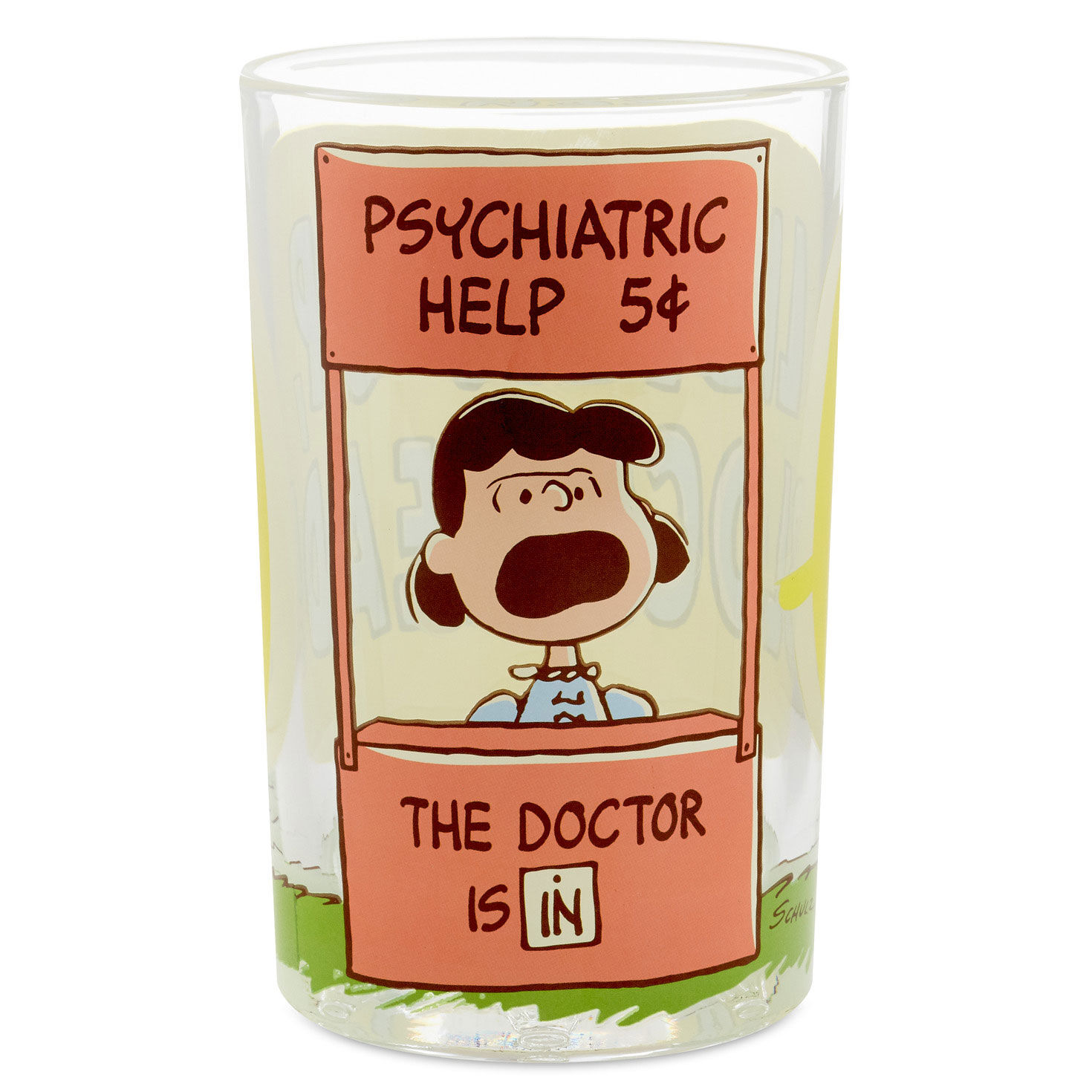 Peanuts® Lucy The Doctor Is In Collectible Drinking Glass, 13.5 oz.