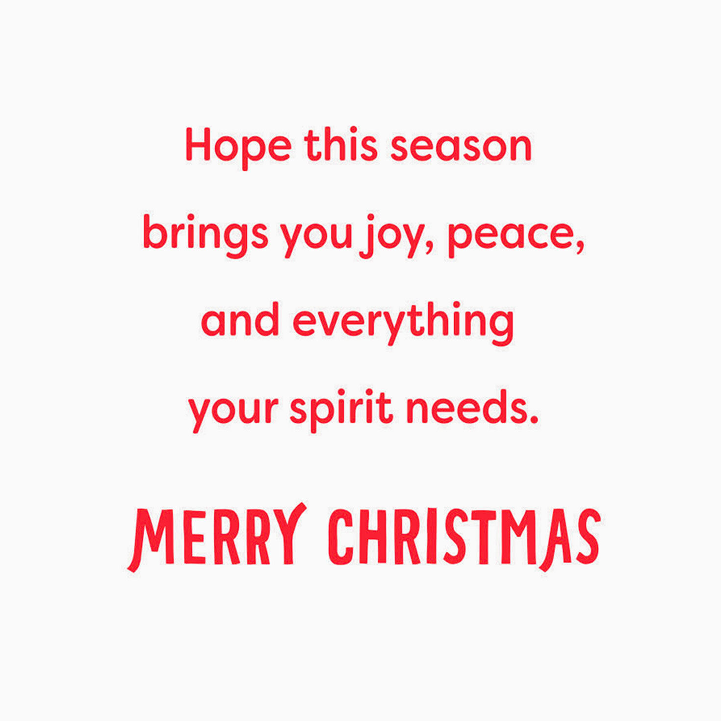 Woodland Animals Nature Christmas Card Sentiment image number 2