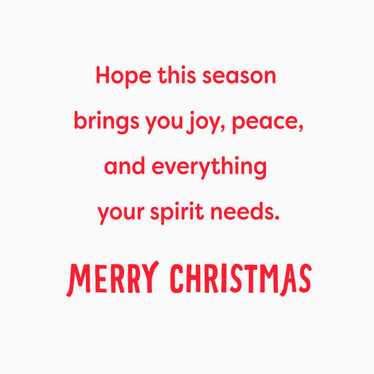 Woodland Animals Nature Christmas Card Sentiment image number 2