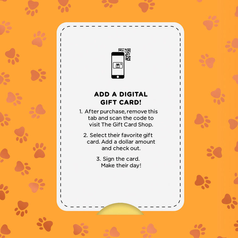 Can't Say Thanks Enough Cats and Dogs Gift Card Greeting Thank-You Card, , large image number 6