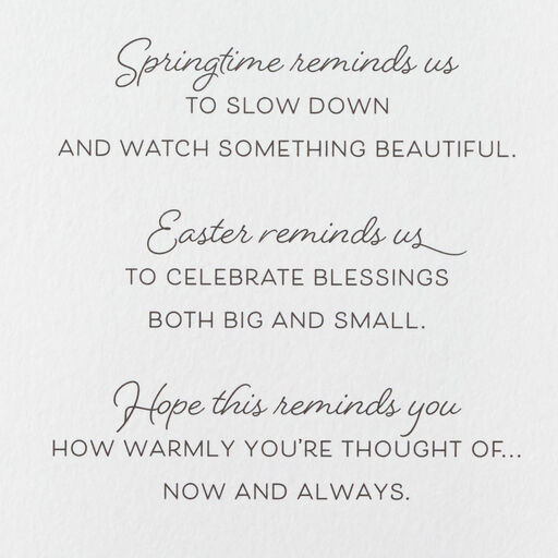 Marjolein Bastin Springtime Flower Bouquet Easter Card, 